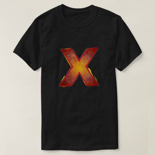 すごいヒーロー「X」Insignia Tシャツ (デザイン正面)
