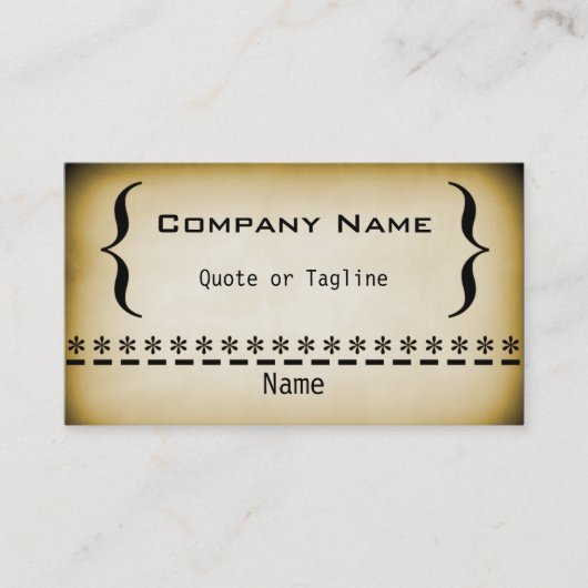 すごいビジグランジネス・カード、金ゴールド 名刺 (正面)