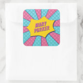 (すごいピンク) スクエアシール (バッグ)