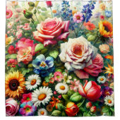 すごいフローラ シャワーカーテン (正面)