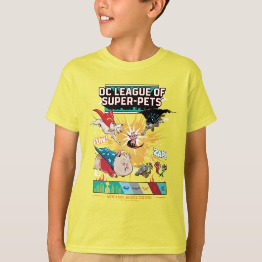 すごいペット:我々はパックだ、我々は一緒に固執する! Tシャツ (正面)