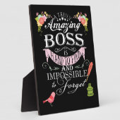 すごいボス感謝していユー フォトプラーク (側面)