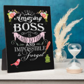 すごいボス感謝していユー フォトプラーク (側面)