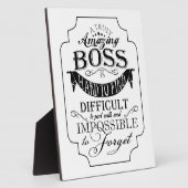 すごいボス感謝していユー フォトプラーク (側面)