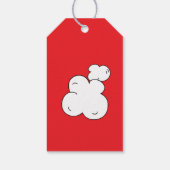 すごいポップ・アートの!コーニおもしろいー | ブランク ギフトタグ (裏面)