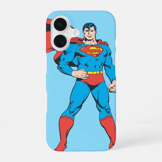すごいポーズの男 iPhone 16ケース (裏面)