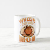 すごいママ 陶芸家 女性 陶器 コーヒーマグカップ (正面右)