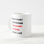 すごいミシシッピの女性 コーヒーマグカップ (正面左)