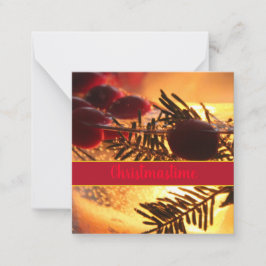 すごいミニクリスマス紙グリーティングカード ノートカード