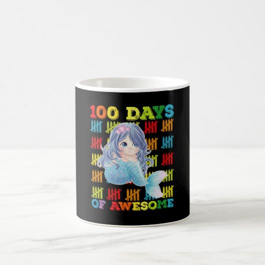 すごい人魚の100日目 100日目の学校 コーヒーマグカップ (中央)
