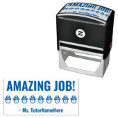 「すごい仕事!」 学校先生スタンプ セルフインキングスタンプ (インサイチュ)