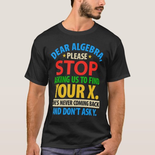 すごい代数複雑な数学の服 Tシャツ (正面)