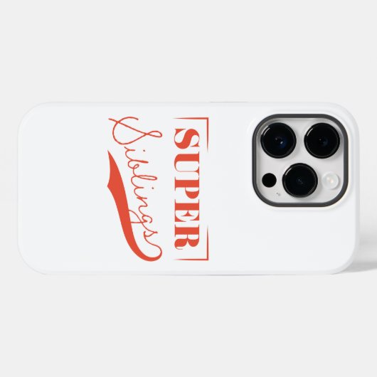 すごい兄弟姉妹 Case-Mate iPhoneケース (裏面 (横))