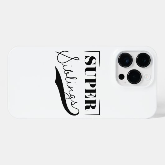 すごい兄弟姉妹 iPhoneケース (裏面横)