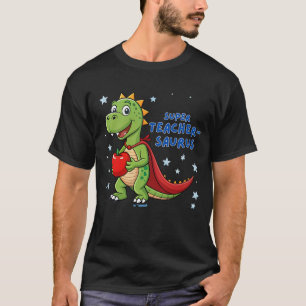 すごい先生 – サウルス – 恐竜スーパーヒーロー先生 Tシャツ