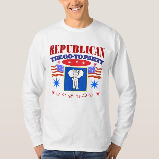 すごい共和党パーティー Tシャツ (正面)