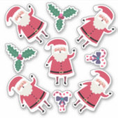 すごい可愛いサンタ シール (正面)