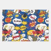 すごい可愛い漫画柄 ラッピングペーパーシート (正面)