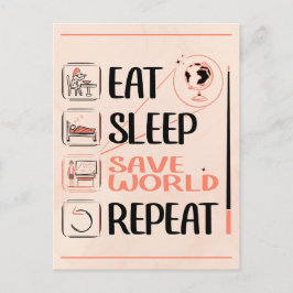 すごい地理の先生が世界を救う感謝の贈り物 ポストカード