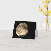 すごい月空白の札 カード (黄色い花)