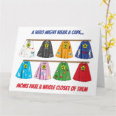 すごい母さんキャッユーモアのあるプ カード (黄色い花)