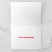 すごい母さんキャッユーモアのあるプ カード (内部)