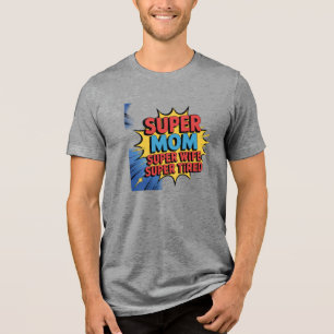 すごい母すごいさんすごい疲れ トライブレンドTシャツ