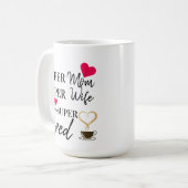 すごい母すごい妻すごい疲 コーヒーマグカップ (正面左)