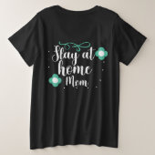 すごい母すごい妻すごい疲 プラスサイズTシャツ (デザイン裏面)