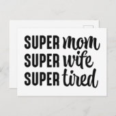 すごい母すごい妻すごい疲 ポストカード (正面/裏面)