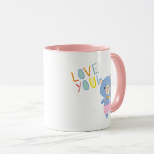 すごい母の日の誕生日クリスマスモダン マグカップ (正面右)