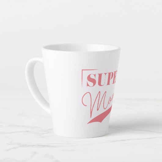 すごい母 カフェラテマグ (左アングル)