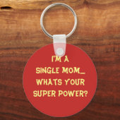 すごい母、キーチェーン キーホルダー (正面)