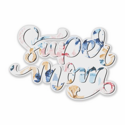 すごい母 シール (正面)