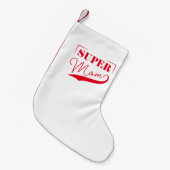 すごい母 スモールクリスマスストッキング (正面 (吊り時))