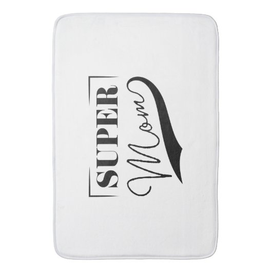 すごい母 バスマット (正面縦)