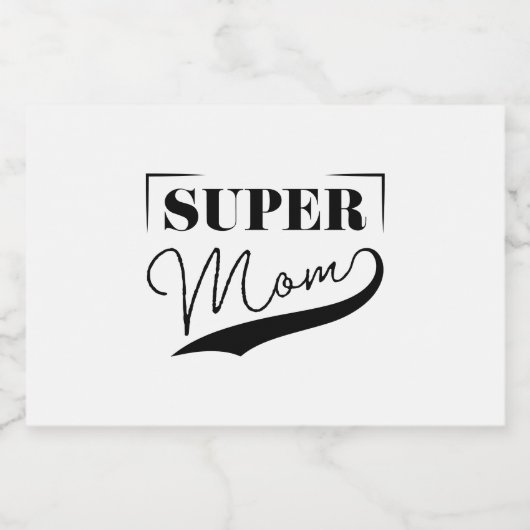 すごい母 フードラベル (シングルラベル)