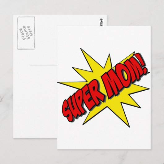 すごい母 ポストカード (正面/裏面)
