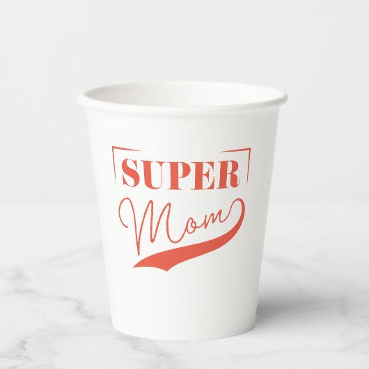 すごい母 紙コップ (正面)