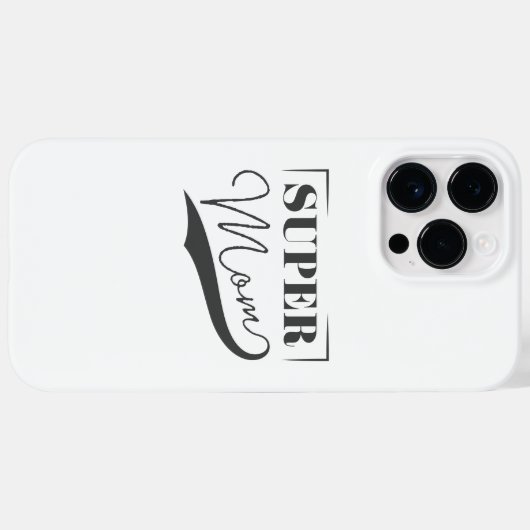 すごい母 Case-Mate iPhoneケース (裏面 (横))