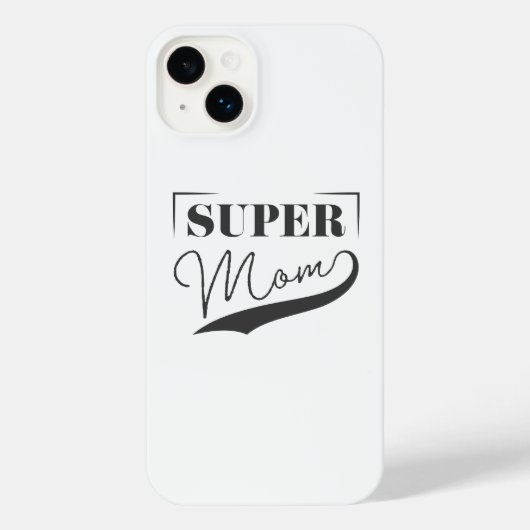 すごい母 iPhoneケース (裏面)