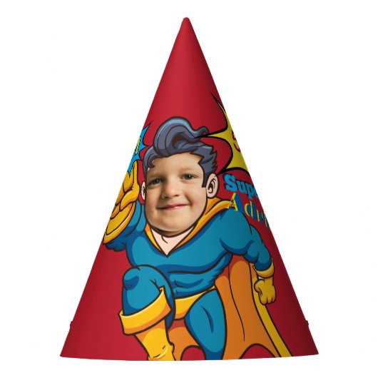 すごい特別キッズ🌟スーパーハ素晴らしロ パーティーハット (正面)