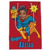 すごい特別キッズ🌟スーパーハ素晴らしロ ミディアムペーパーバッグ (正面)