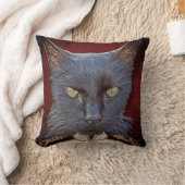 すごい猫の将軍の枕！ クッション (ブランケット)