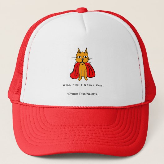 すごい猫の犯罪と戦う  キャップ (正面)