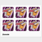 すごい猫 スクエアシール (シート)