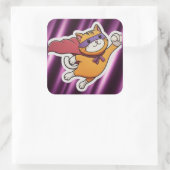 すごい猫 スクエアシール (バッグ)