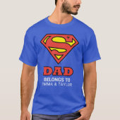 すごい男 |このすごいパパはTシャツのものだ Tシャツ (正面)