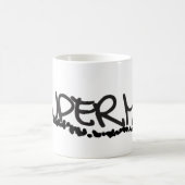 すごい男 |グラフティロゴ コーヒーマグカップ (中央)