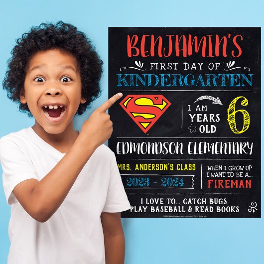 すごい男 |学校の初日または最終日 ポスター